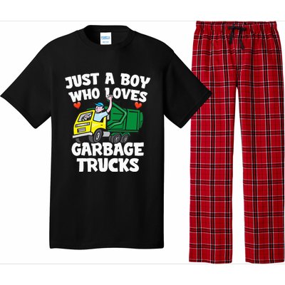 Garbage Truck Just A  Who Loves Garbage Trucks Pajama Set