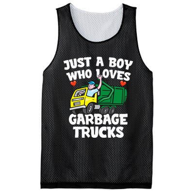 Garbage Truck Just A  Who Loves Garbage Trucks Mesh Reversible Basketball Jersey Tank