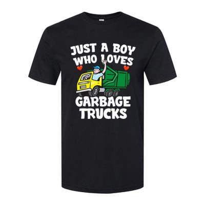 Garbage Truck Just A  Who Loves Garbage Trucks Softstyle CVC T-Shirt