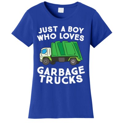 Garbage Truck Just A Who Loves Garbage Trucks Gift Women's T-Shirt