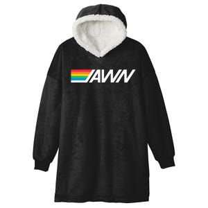 Gotta Tap Jawn Philadelphia Bank Rainbow Logo Color Design Hooded Wearable Blanket