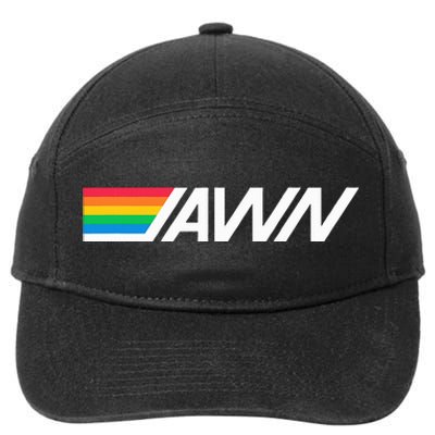 Gotta Tap Jawn Philadelphia Bank Rainbow Logo Color Design 7-Panel Snapback Hat