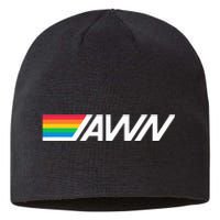 Gotta Tap Jawn Philadelphia Bank Rainbow Logo Color Design Sustainable Beanie