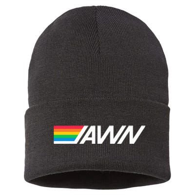 Gotta Tap Jawn Philadelphia Bank Rainbow Logo Color Design Sustainable Knit Beanie