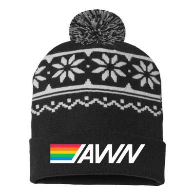 Gotta Tap Jawn Philadelphia Bank Rainbow Logo Color Design USA-Made Snowflake Beanie