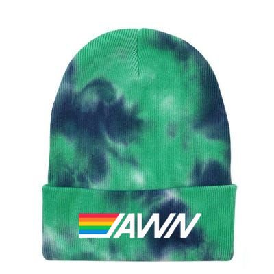 Gotta Tap Jawn Philadelphia Bank Rainbow Logo Color Design Tie Dye 12in Knit Beanie