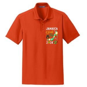 Girl Trip Jamaica 2024 Weekend Summer Vacation Trip Dry Zone Grid Polo