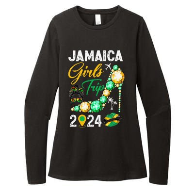 Girl Trip Jamaica 2024 Weekend Summer Vacation Trip Womens CVC Long Sleeve Shirt