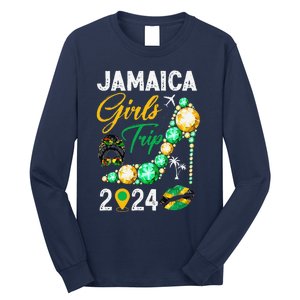 Girl Trip Jamaica 2024 Weekend Summer Vacation Trip Long Sleeve Shirt