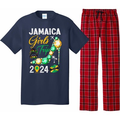 Girl Trip Jamaica 2024 Weekend Summer Vacation Trip Pajama Set