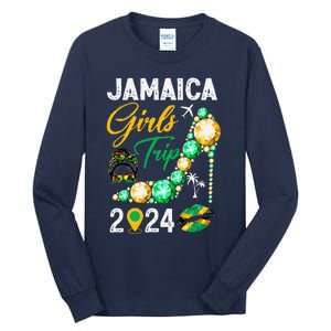 Girl Trip Jamaica 2024 Weekend Summer Vacation Trip Tall Long Sleeve T-Shirt