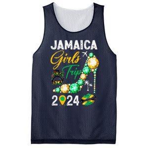 Girl Trip Jamaica 2024 Weekend Summer Vacation Trip Mesh Reversible Basketball Jersey Tank