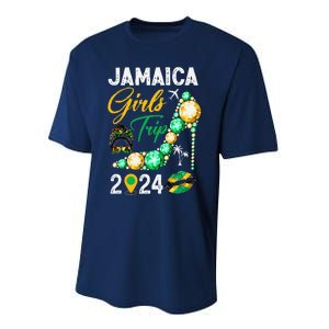 Girl Trip Jamaica 2024 Weekend Summer Vacation Trip Performance Sprint T-Shirt