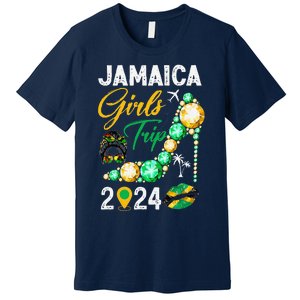 Girl Trip Jamaica 2024 Weekend Summer Vacation Trip Premium T-Shirt