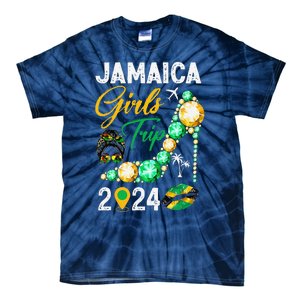 Girl Trip Jamaica 2024 Weekend Summer Vacation Trip Tie-Dye T-Shirt