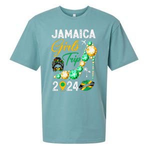 Girl Trip Jamaica 2024 Weekend Summer Vacation Trip Sueded Cloud Jersey T-Shirt