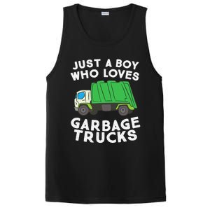 Garbage Truck Just A Boy Who Loves Garbage Trucks PosiCharge Competitor Tank