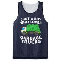 Garbage Truck Just A Boy Who Loves Garbage Trucks Mesh Reversible Basketball Jersey Tank