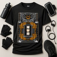 Golden Tigers Japanese Text Aggressive Performance Shirt