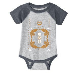 Golden Tigers Japanese Text Aggressive Infant Baby Jersey Bodysuit