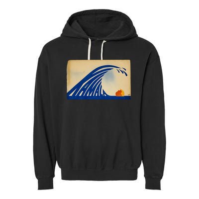 Gary Taxali Kamala Wave Garment-Dyed Fleece Hoodie