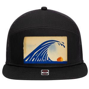 Gary Taxali Kamala Wave 7 Panel Mesh Trucker Snapback Hat