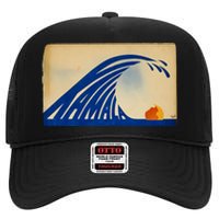 Gary Taxali Kamala Wave High Crown Mesh Back Trucker Hat