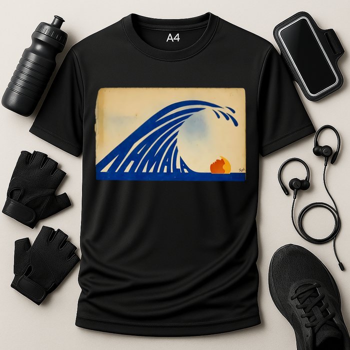 Gary Taxali Kamala Wave Cooling Performance Crew T-Shirt