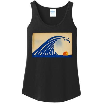 Gary Taxali Kamala Wave Ladies Essential Tank