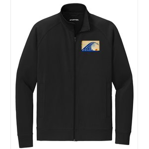 Gary Taxali Kamala Wave Stretch Full-Zip Cadet Jacket