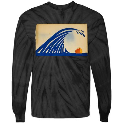 Gary Taxali Kamala Wave Tie-Dye Long Sleeve Shirt
