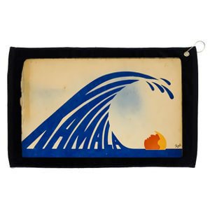 Gary Taxali Kamala Wave Grommeted Golf Towel