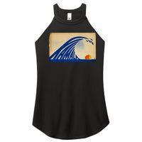 Gary Taxali Kamala Wave Women's Perfect Tri Rocker Tank