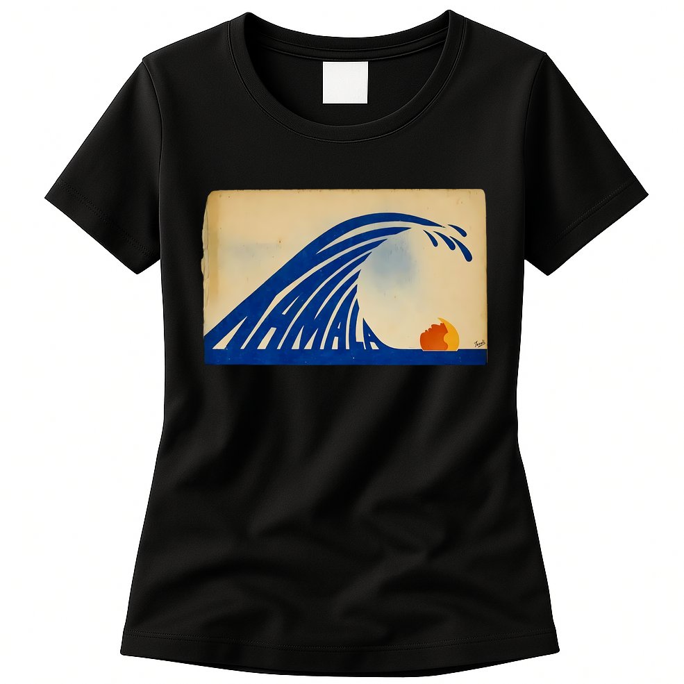 Gary Taxali Kamala Wave Womens T-Shirt