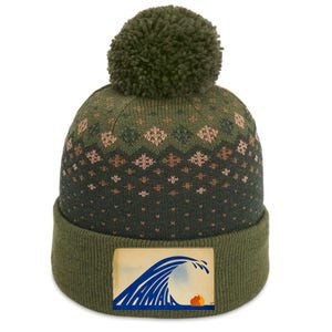 Gary Taxali Kamala Wave The Baniff Cuffed Pom Beanie