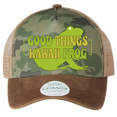 Good Things Kawaii Frog Gift Legacy Tie Dye Trucker Hat
