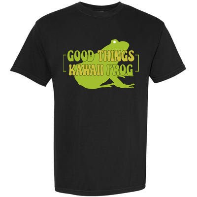 Good Things Kawaii Frog Gift Garment-Dyed Heavyweight T-Shirt