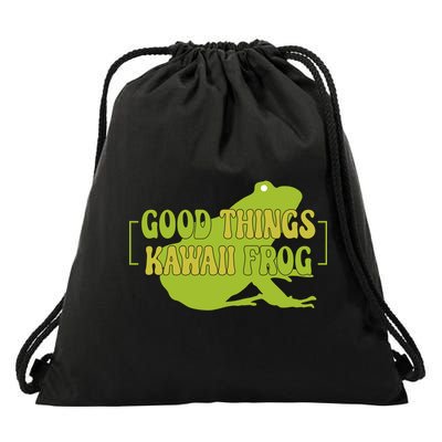 Good Things Kawaii Frog Gift Drawstring Bag