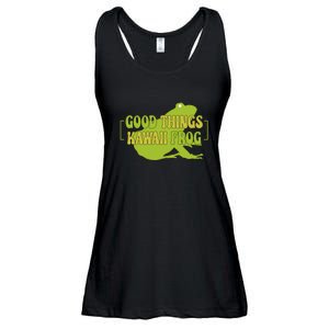 Good Things Kawaii Frog Gift Ladies Essential Flowy Tank