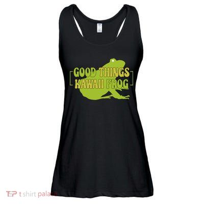 Good Things Kawaii Frog Gift Ladies Essential Flowy Tank