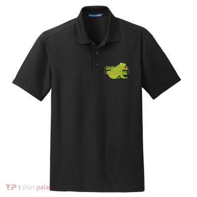 Good Things Kawaii Frog Gift Dry Zone Grid Polo