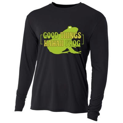 Good Things Kawaii Frog Gift Cooling Performance Long Sleeve Crew