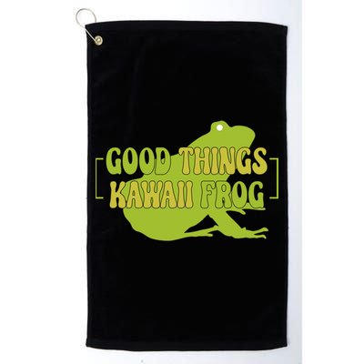 Good Things Kawaii Frog Gift Golf Towel