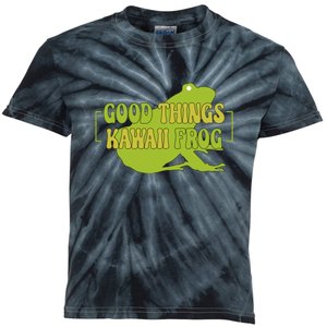 Good Things Kawaii Frog Gift Kids Tie-Dye T-Shirt