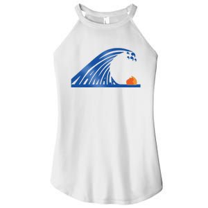 Gary Taxali Kamala Wave Women's Perfect Tri Rocker Tank