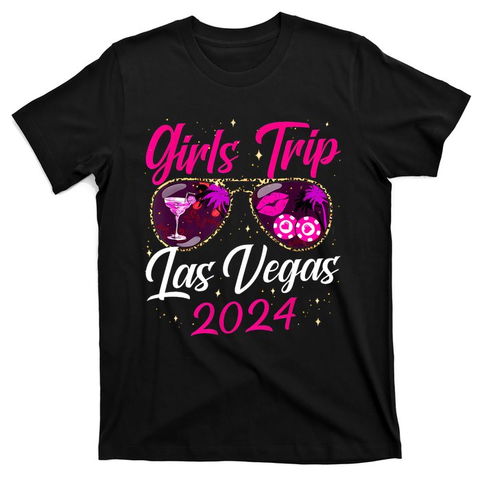 Girl Trip Las Vegas 2024 Nevada Vacation Birthday Trip T-Shirt