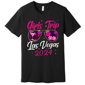 Girl Trip Las Vegas 2024 Nevada Vacation Birthday Trip Premium T-Shirt