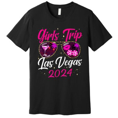 Girl Trip Las Vegas 2024 Nevada Vacation Birthday Trip Premium T-Shirt