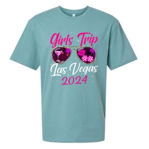 Girl Trip Las Vegas 2024 Nevada Vacation Birthday Trip Sueded Cloud Jersey T-Shirt