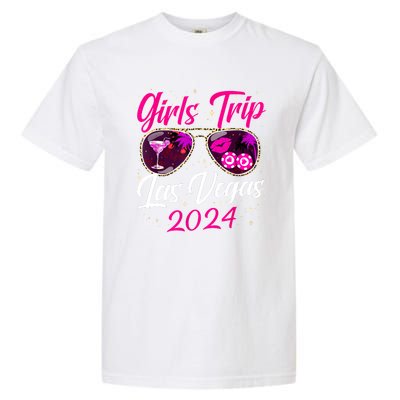 Girl Trip Las Vegas 2024 Nevada Vacation Birthday Trip Garment-Dyed Heavyweight T-Shirt